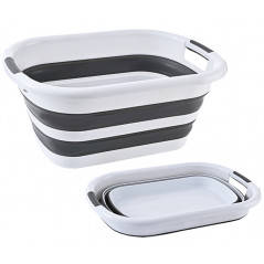 KOSZ NA PRANIE SKŁADANY MISKA SKŁADANA SILIKONOWA WANIENKA NA BIELIZNĘ 40L