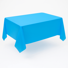 copy of DUŻY OBRUS RUSTYKALNY BOHO NATURALNY 140x250 SZARY Z HAFTEM BAWEŁNA