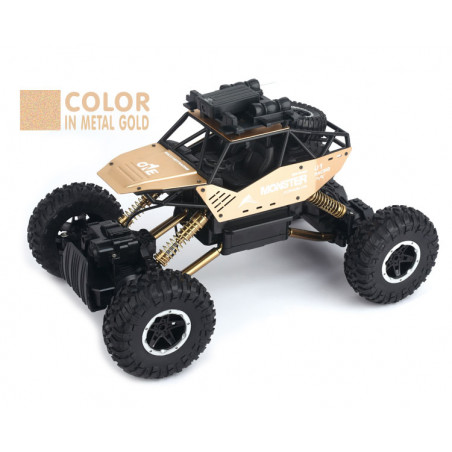 SAMOCHÓD CRAWLER Z KAMERĄ WIFI - ZŁOTY
